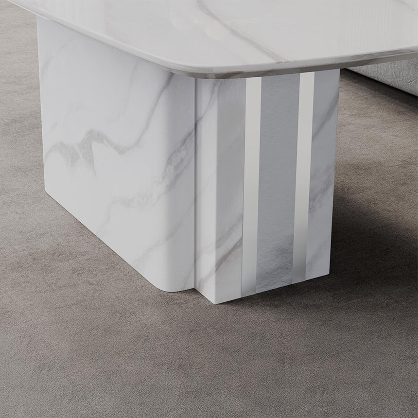 Antonio Coffee Table - White Marble