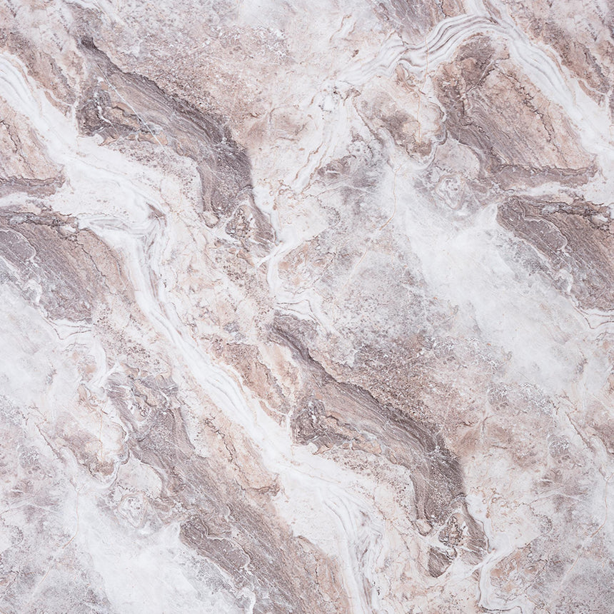 Taurus Side Table - Square - Beige Marble - Dark Grey Base