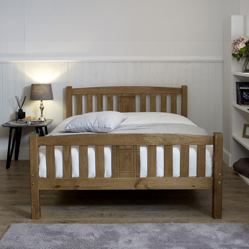 Saint Wooden Bed - Sizes Available