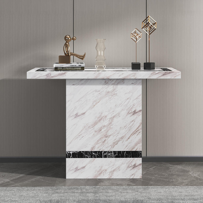 Rome Console Table - Beige Marble