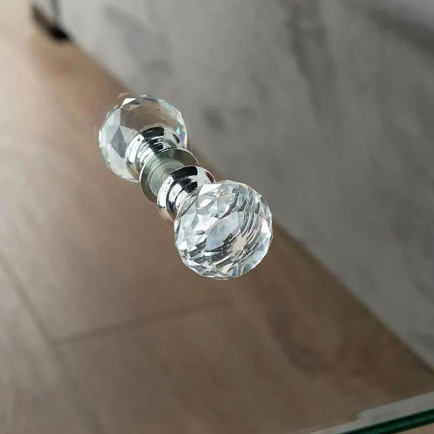 Messina Mirrored 5 Drawer Narrow Chest