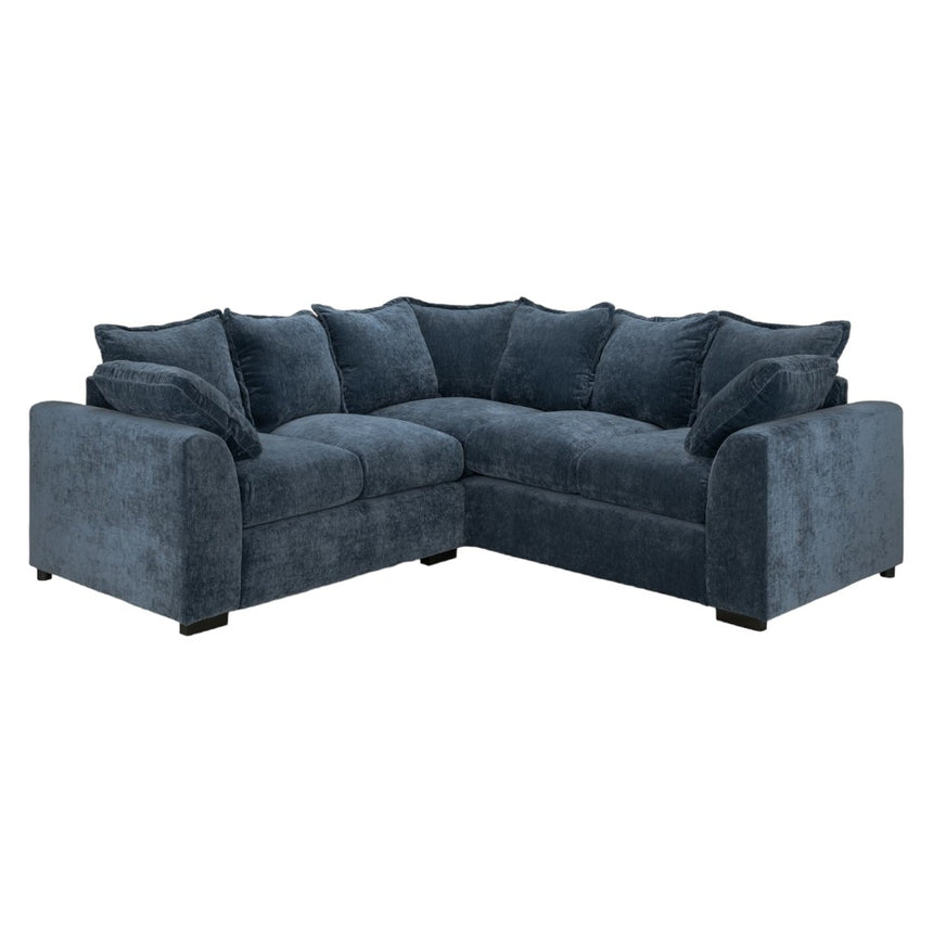 Colbee Blue Large Corner Sofa