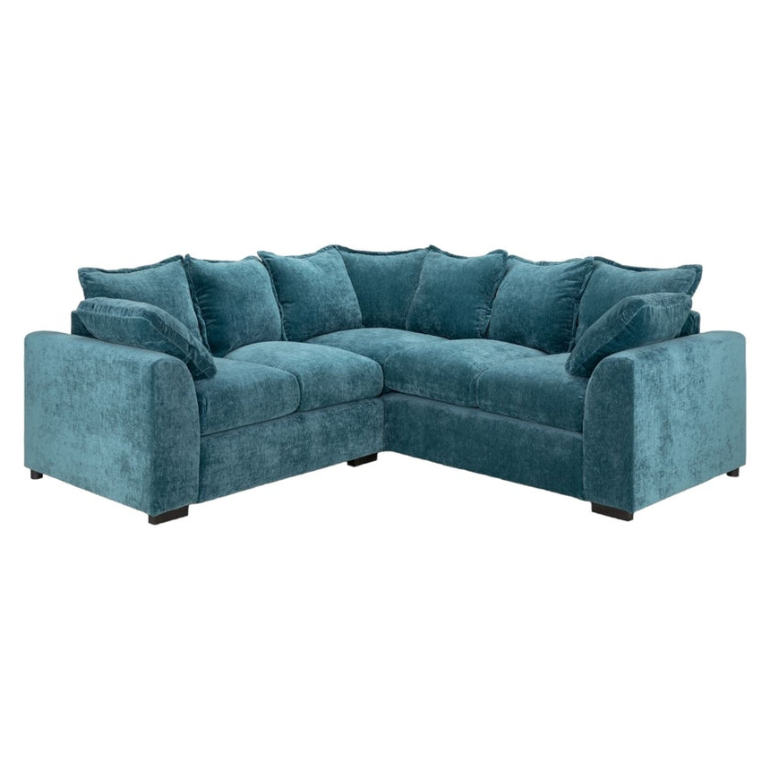 Colbee Teal Large Corner Sofa