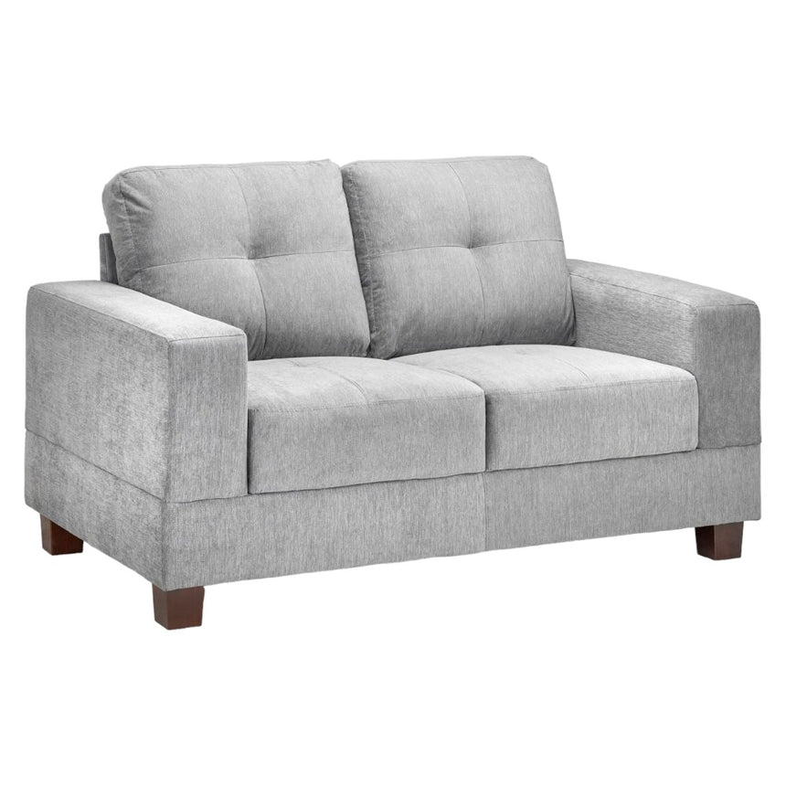 Jerry Grey 2 Seater Fabric Sofa