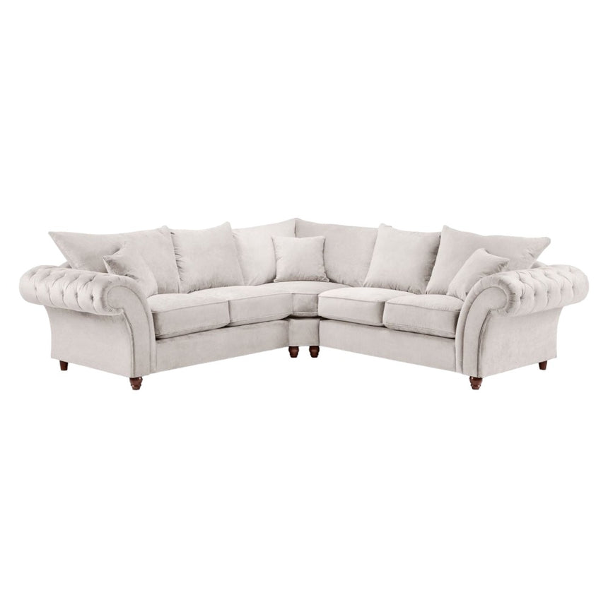 Windsor Fullback Stone Large Corner Sofa