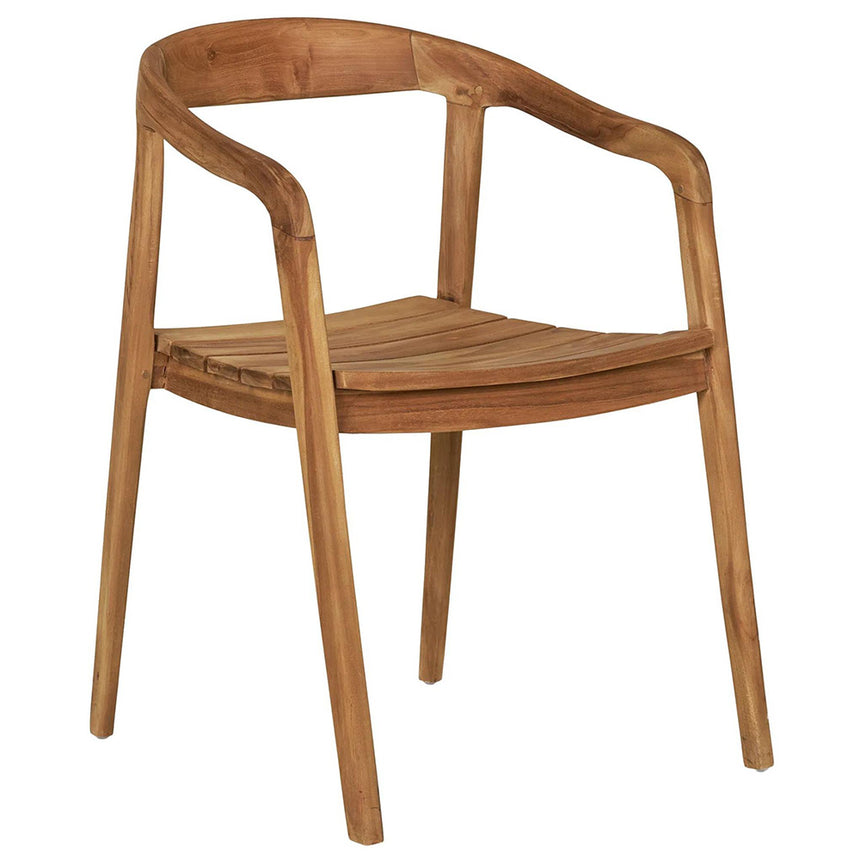 2 x Otero Natural Teak Dining Chair