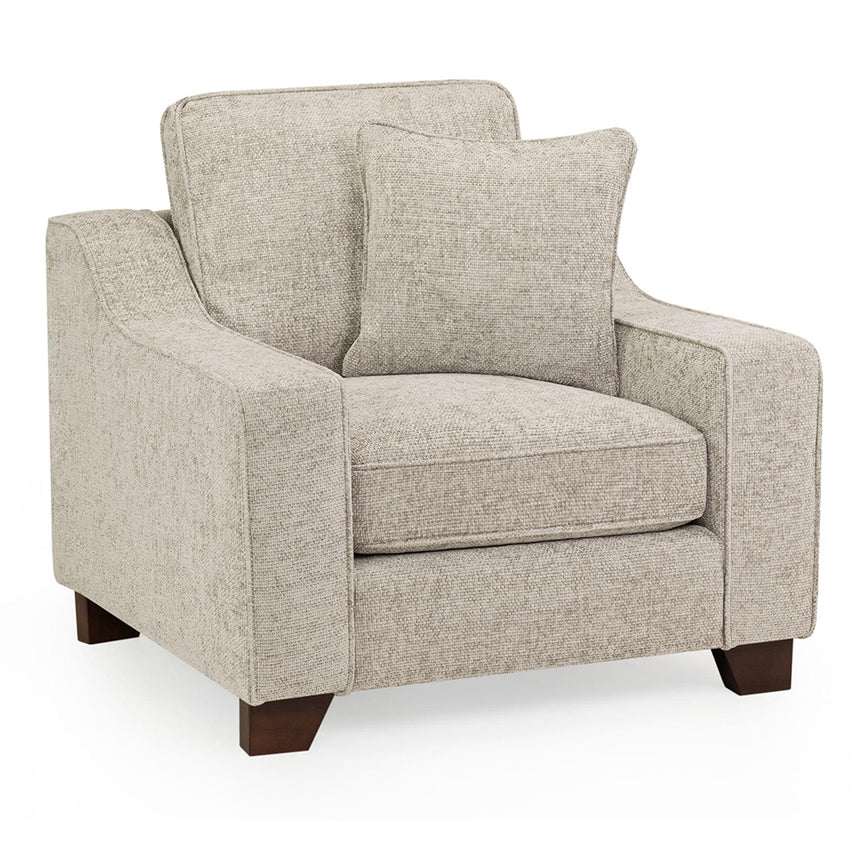Cirrus Beige Fabric Armchair