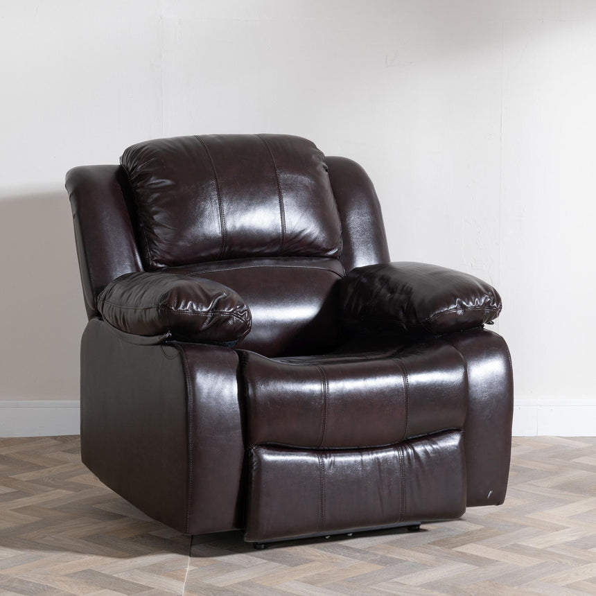 Shoreditch Leather Recliner Armchair