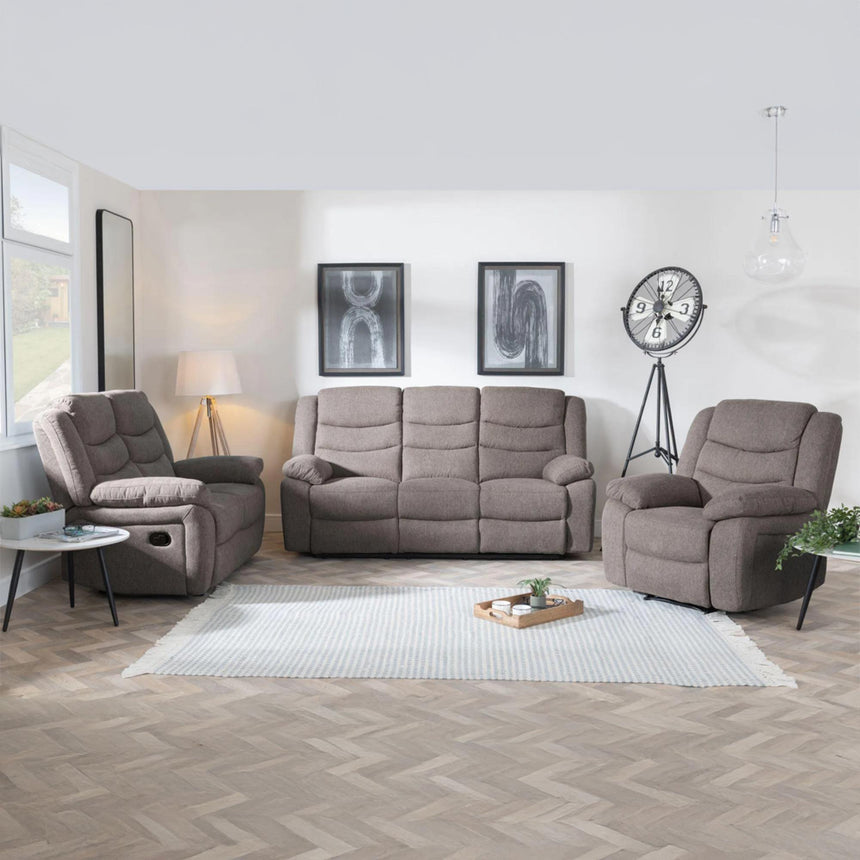 Angelo Fabric Recliner Sofa Set