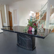 Naples 6 Seater Black Marble Dining Table - Sizes Available