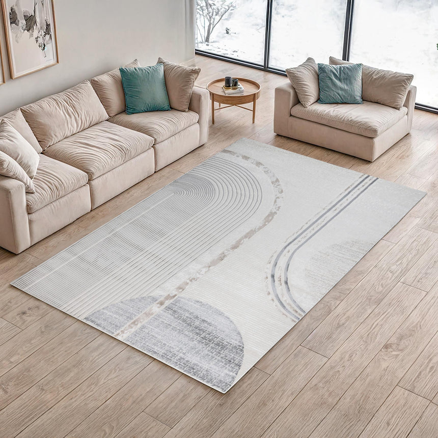 Harlee Beige Rug - Sizes Available