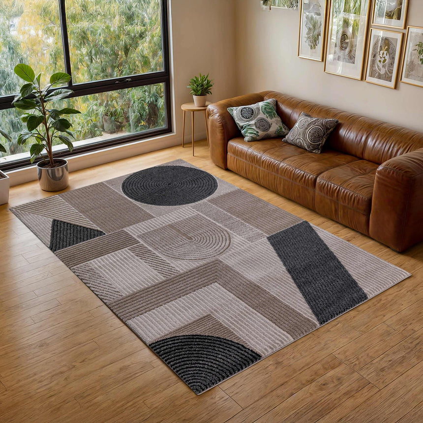 Jaylah Brown Rug - Sizes Available