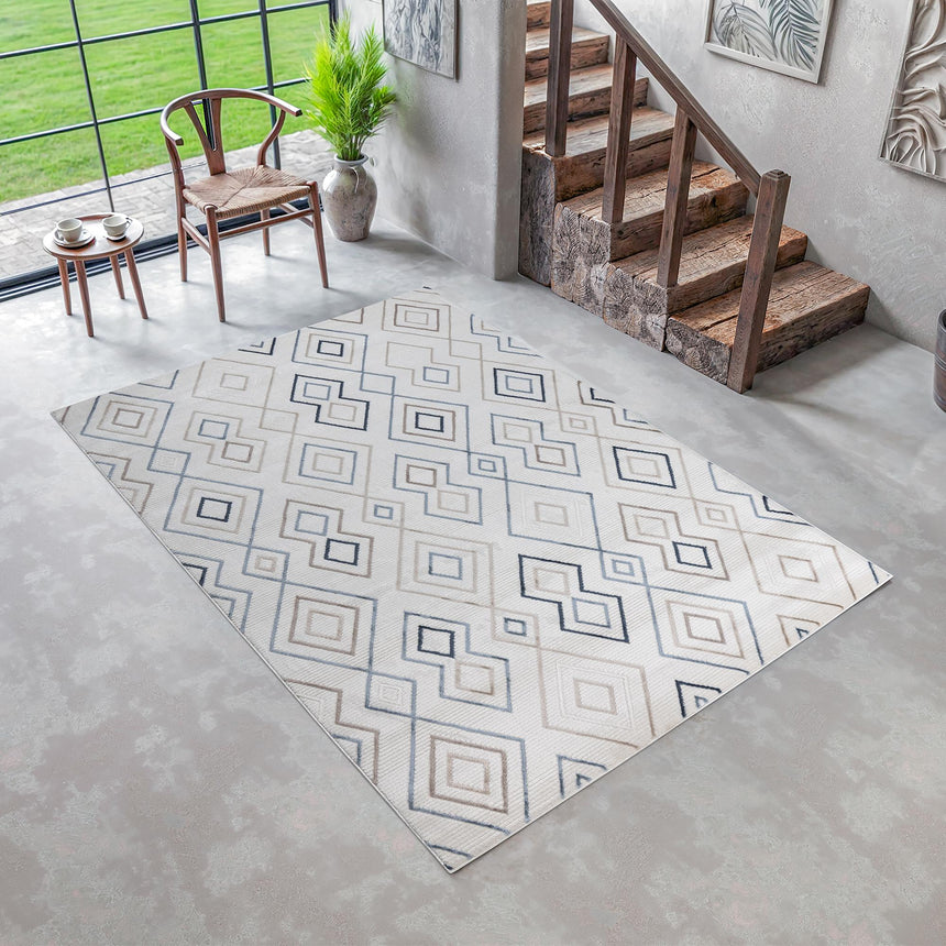 Mikaela Cream Rug - Sizes Available