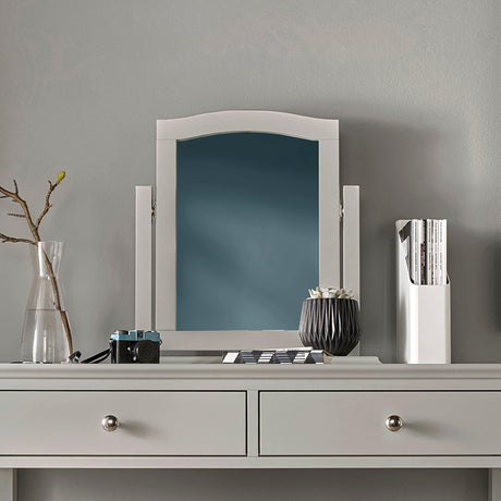 Bentley Designs Ashby Soft Grey Vanity Mirror