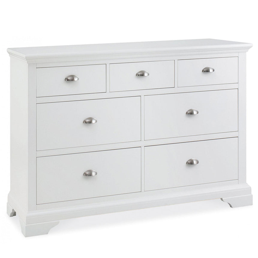 Bentley Designs Hampstead White 3+4 Drawer Chest