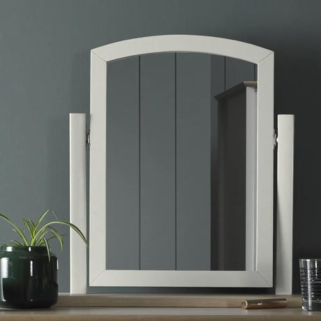 Bentley Designs Whitby Scandi Oak and Soft Grey Vanity Mirror