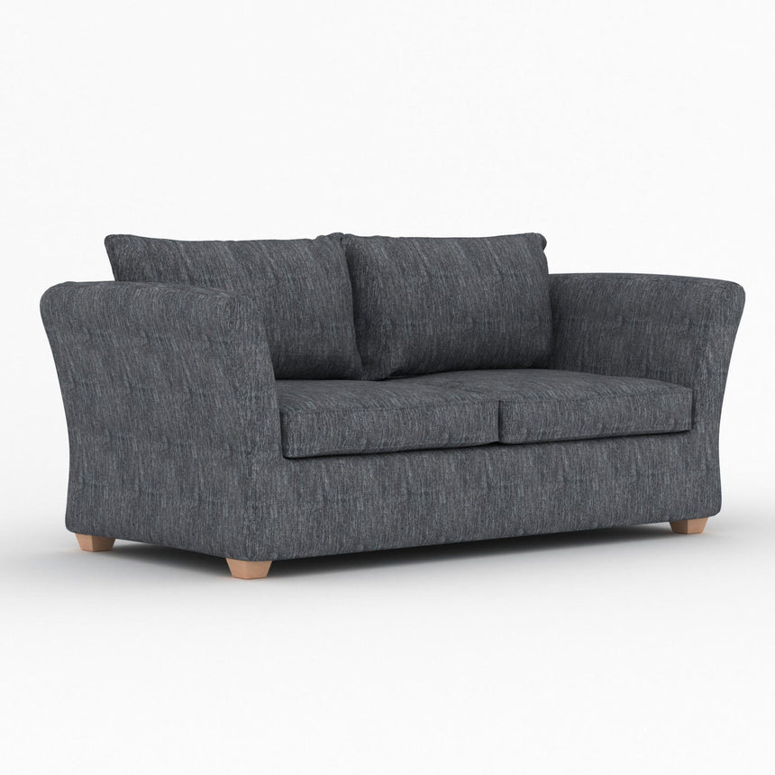 Kendle Piero Thunderstorm Fabric 2 Seater Sofa Bed