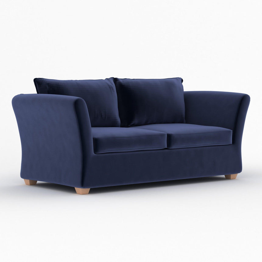 Kendle Sunningdale Midnight Blue Fabric 2 Seater Sofa Bed
