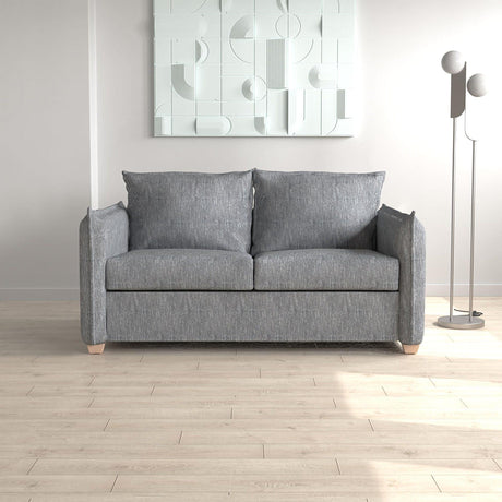 Oliver Piero Thunderstorm Fabric 2 Seater Sofa Bed