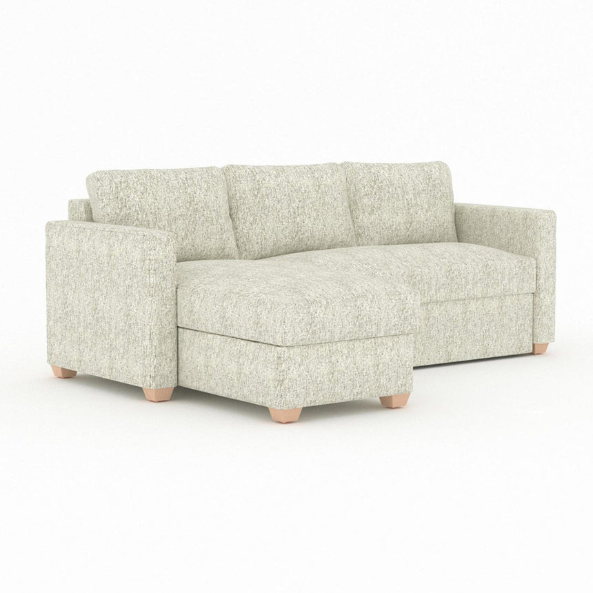 Oscar Piero Spring Fabric Corner Sofa Bed