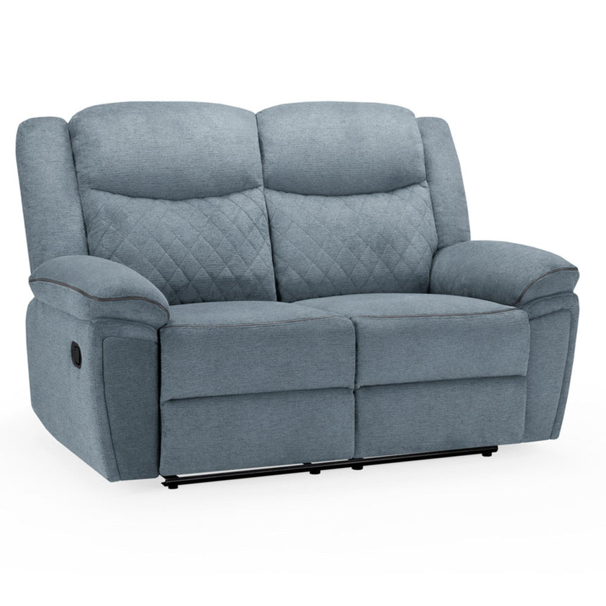 Myra Grey Fabric Recliner 2 Seater Sofa