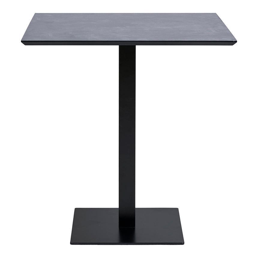 Fano Black Melamine Square Cafe Table