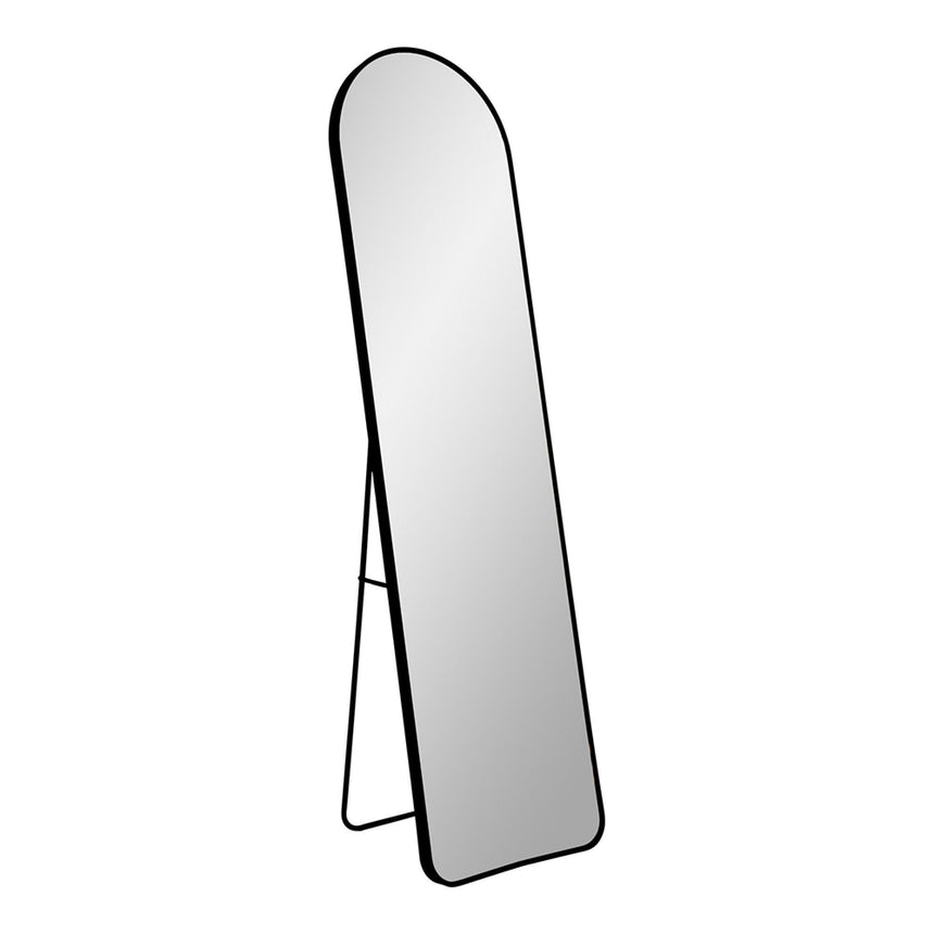 Madrid Black Arch Long Floor Standing Mirror - 40cm x 150cm