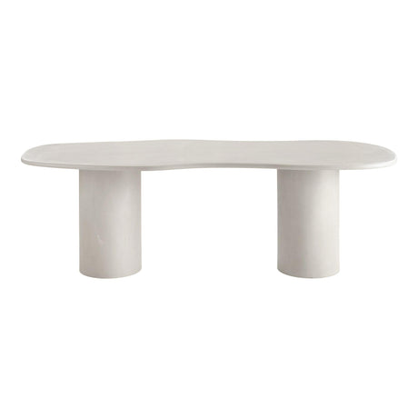 Maranola Concrete Effect 10 Seater Double Pedestal Dining Table - 240cm