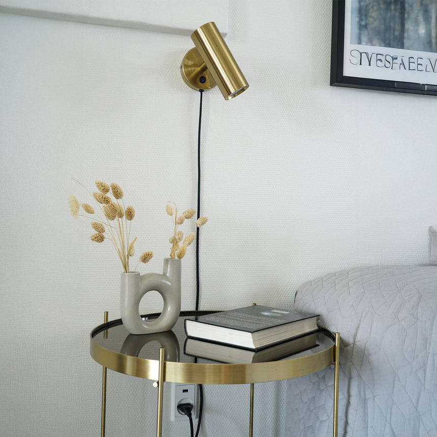 Yacolt Brass Steel Wall Lamp