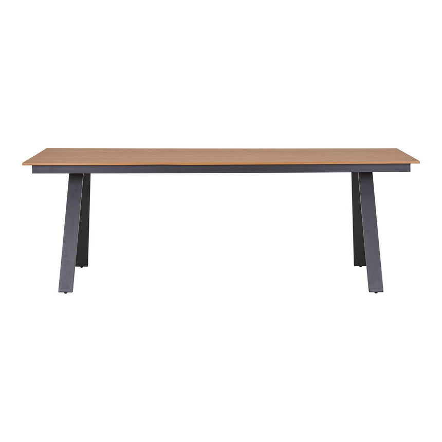 Toronto Wooden 10 Seater Garden Dining Table - 220cm