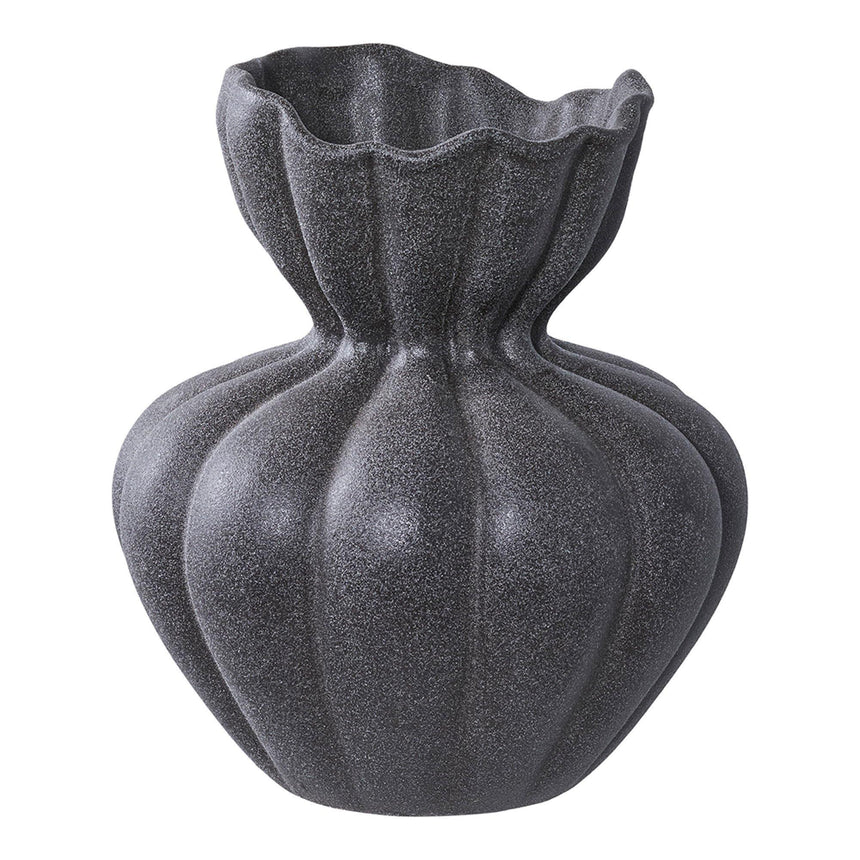 Black Ceramic Vase