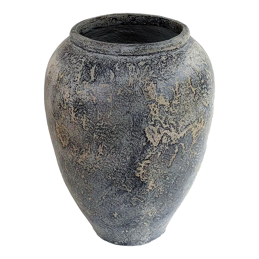 Capelo Grey Terracotta Decoration Pot - 66cm x 85cm