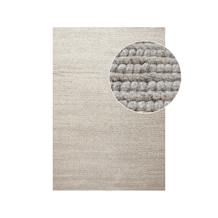 Mandi Natural Grey Rug - 160cm x 230cm