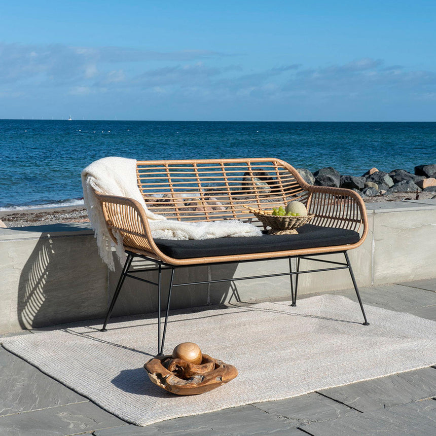 Trieste Rattan 2 Seater Garden Sofa