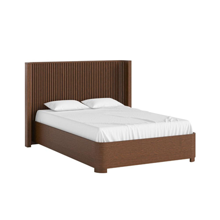 Soho Dark Oak 4ft 6in Double Slatted Bed