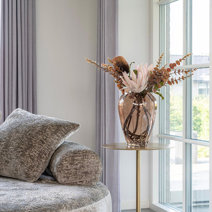 Artificial Brown King Protea Bouquet Plant