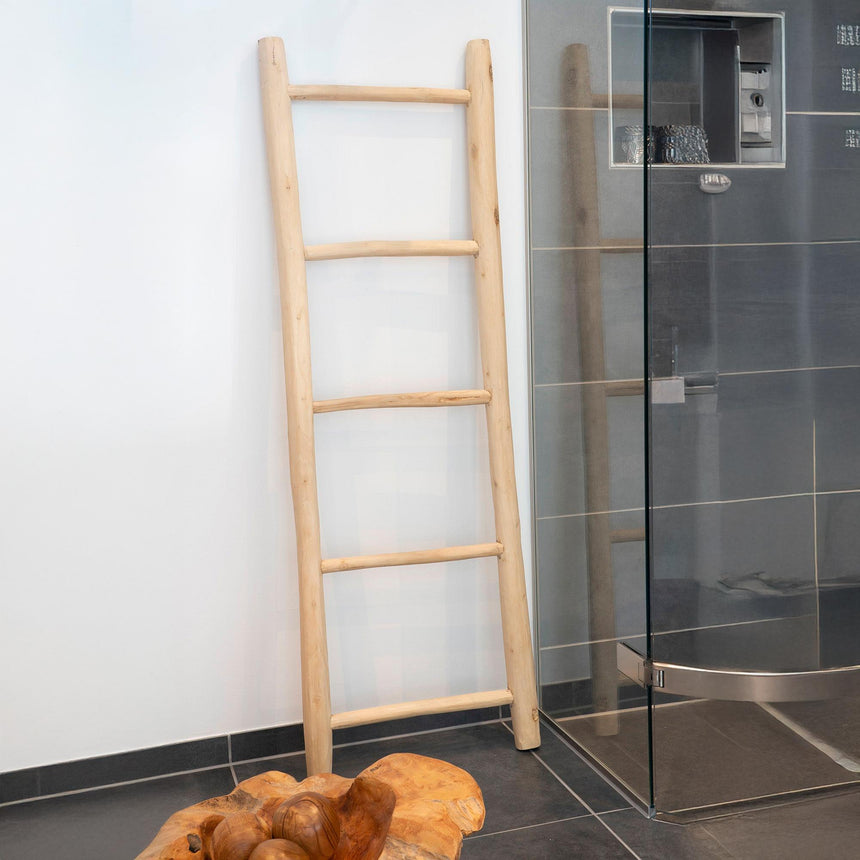 Decorative Natural Teak Ladder