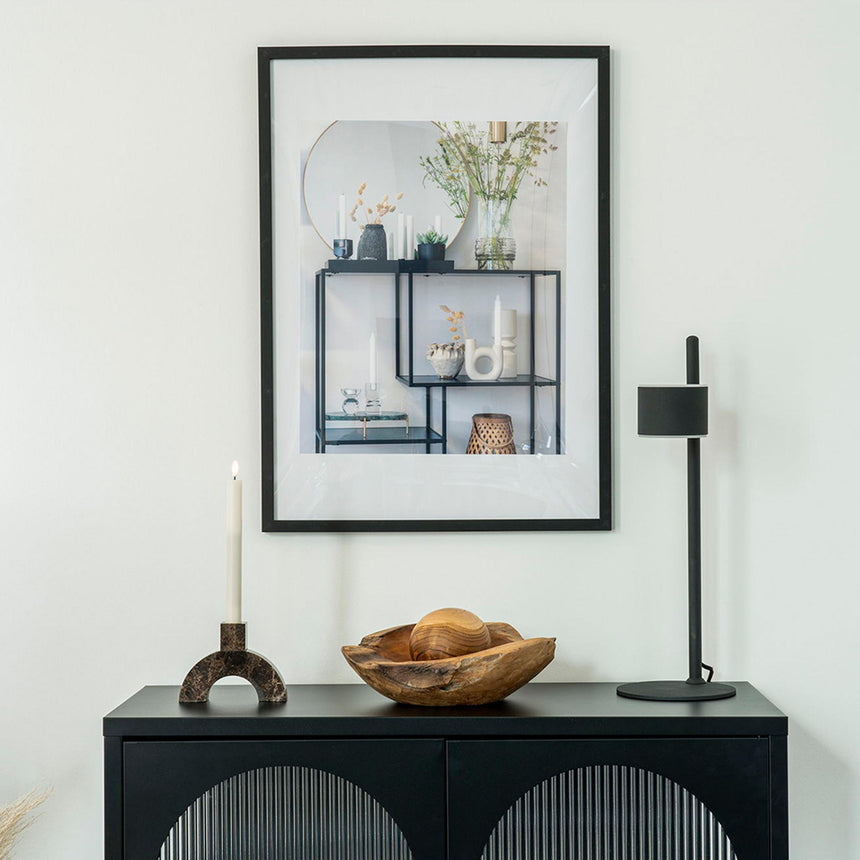 Marbella Black Frame Display - 30cm x 74cm