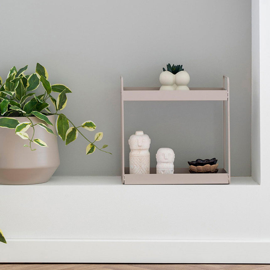 Rabo Cream Steel Standing Shelf