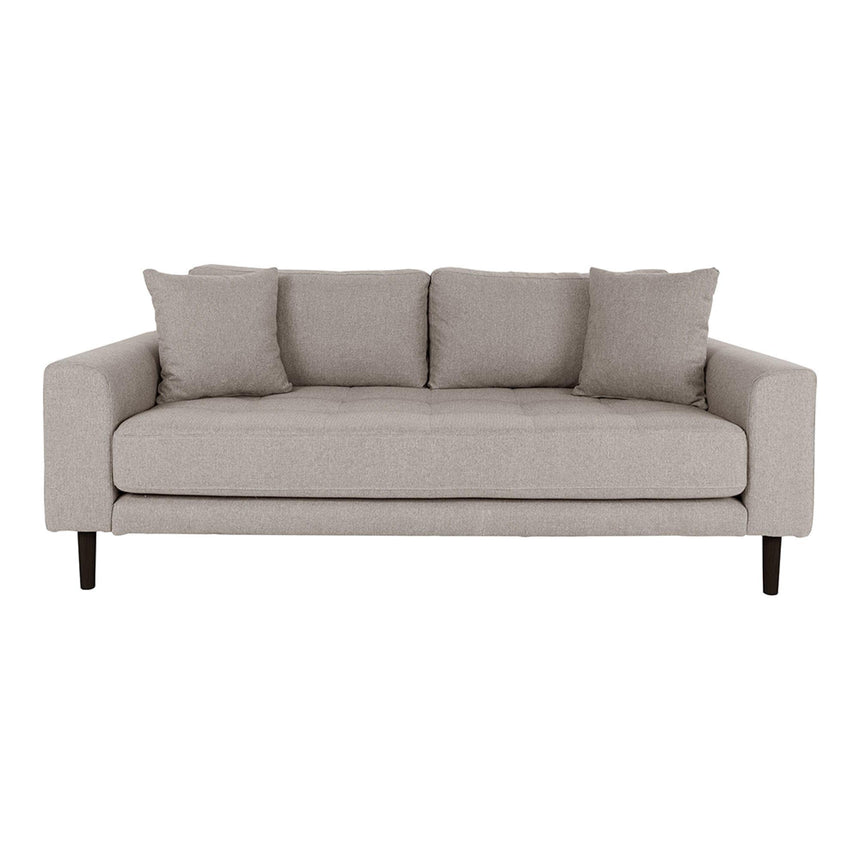 Lido Stone Fabric 2.5 Seater Sofa