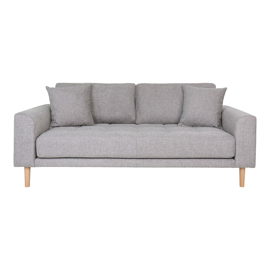 Lido Light Grey Fabric 2.5 Seater Sofa