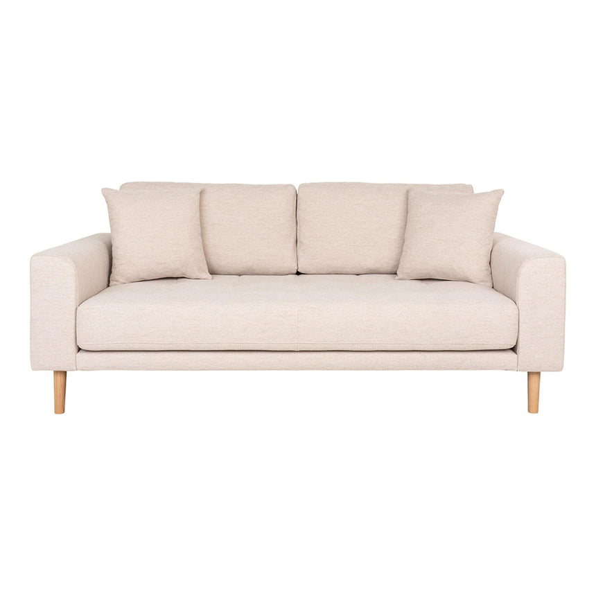 Lido Sand Fabric 2.5 Seater Sofa