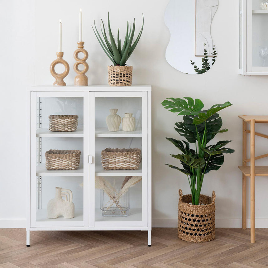 Nondalton White Display Cabinet