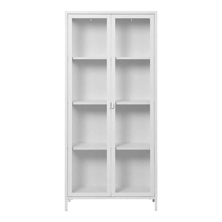Nondalton White Tall Display Cabinet