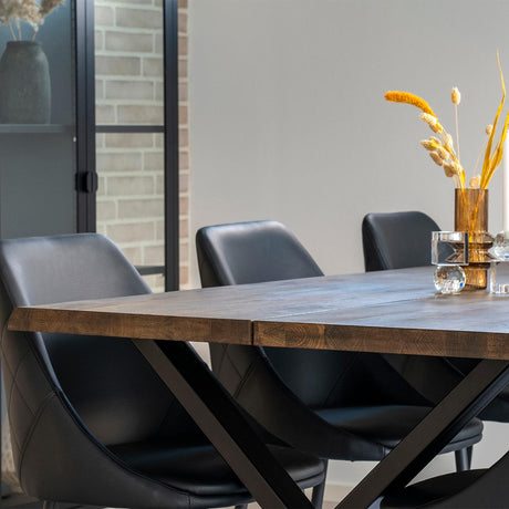 Toulon 200cm Smoked Oiled Oak Dining Table