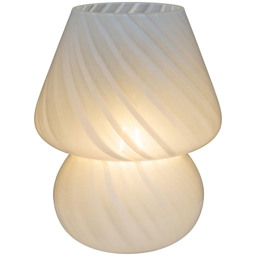 Alton White Glass LED Lamp