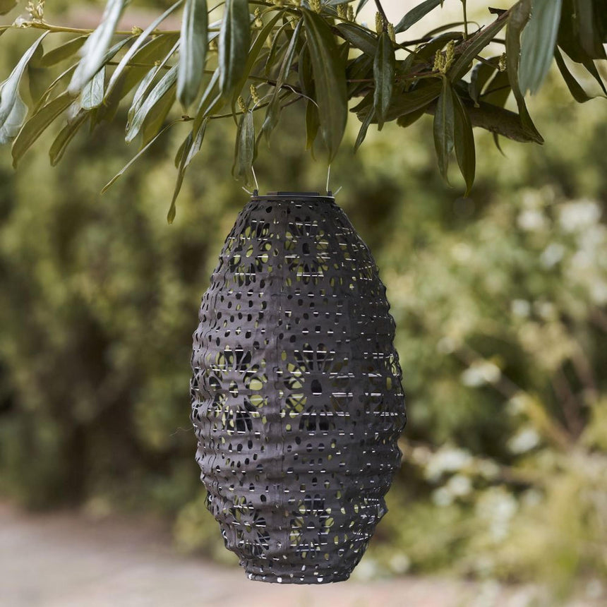 Foxdale Grey Metal LED Lantern