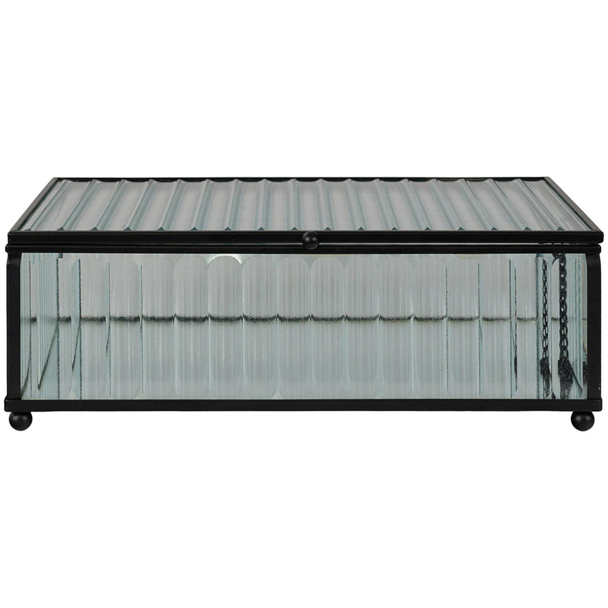 Santorini Glass Jewelry Box