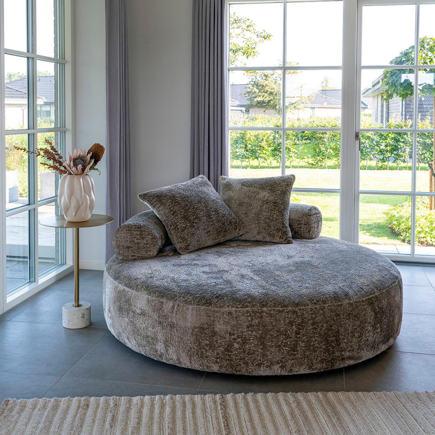 Cairo Natural Chenille Fabric Daybed