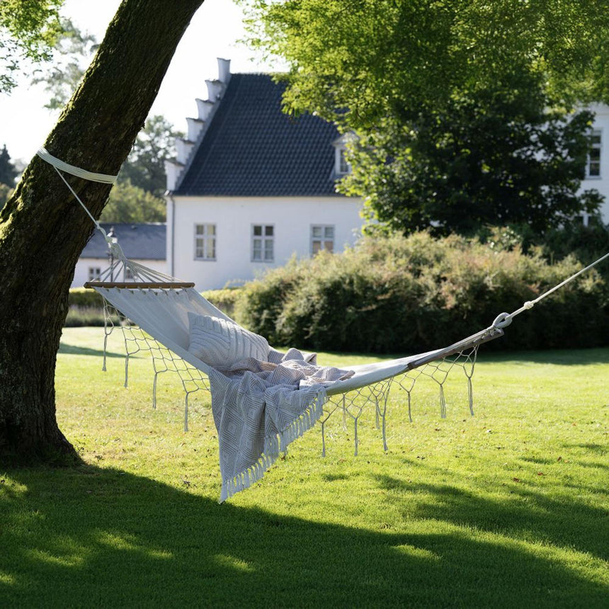 Edessa Off White Fabric Garden Hammock
